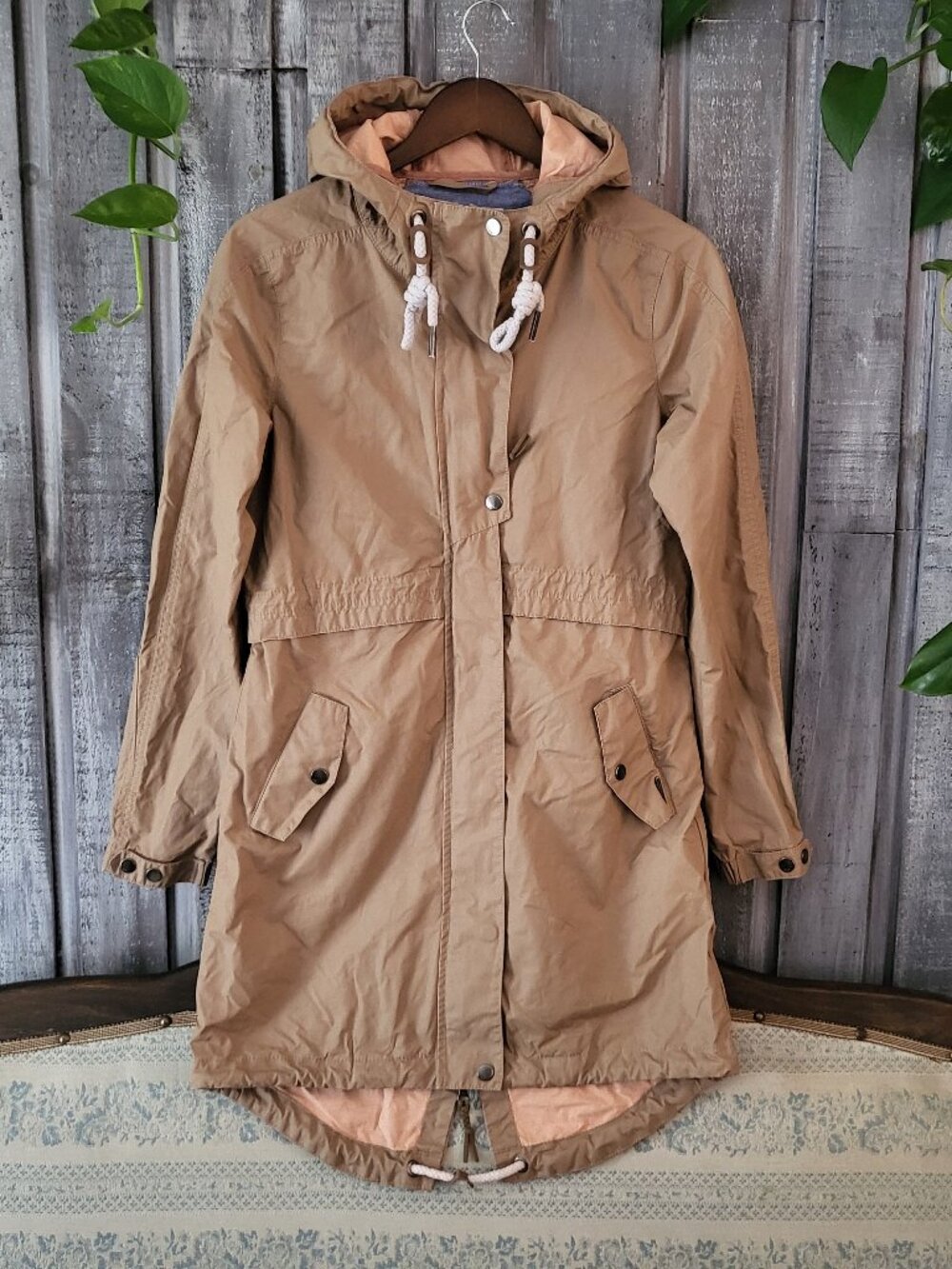 O'Neill 3K Waterproof Hooded Parka Utility Rain Jacket Size S